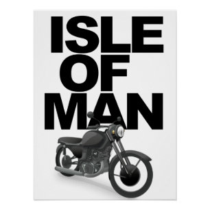 Isle of Man-motorfietsracer Perfect Poster