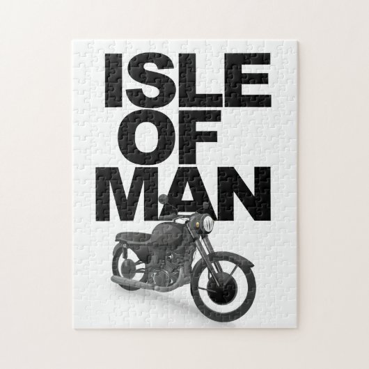 Isle of Man-motorracefietser Legpuzzel (Verticaal)