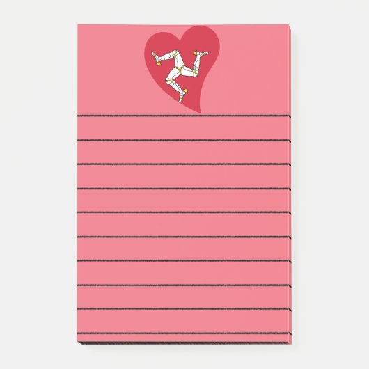 Isle of Man Notitieblok Post-it® Notes (Voorkant)