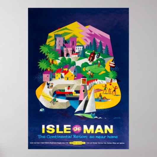 ISLE OF MAN POSTER (Voorkant)