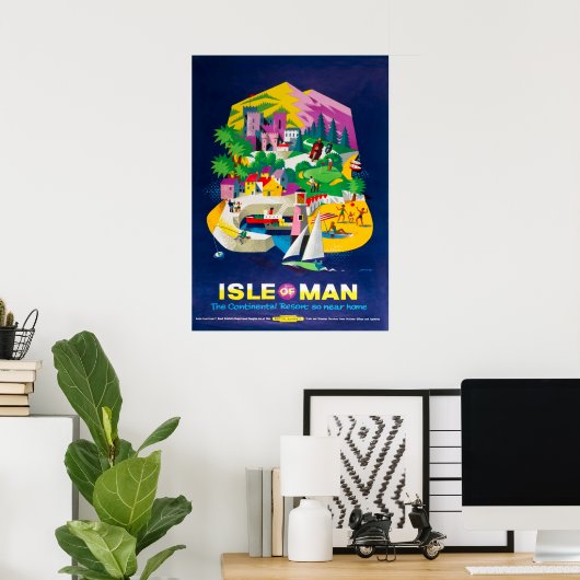 ISLE OF MAN POSTER (Thuiskantoor)