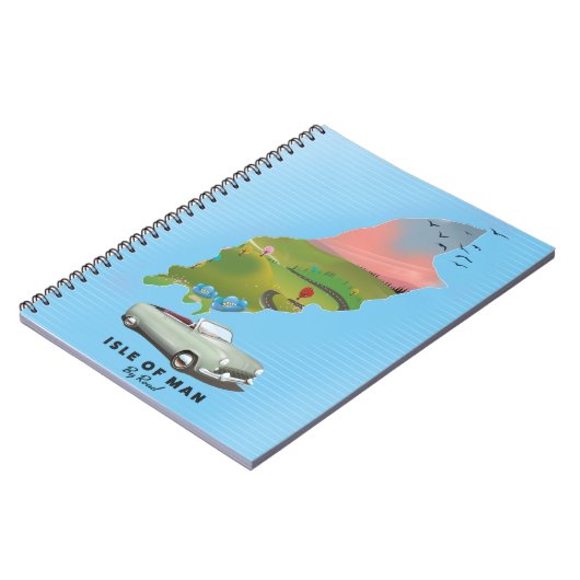 Isle of Man-reisposter Notitieboek (Linkerzijde)