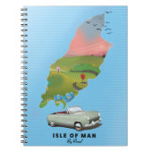 Isle of Man-reisposter Notitieboek (Voorkant)