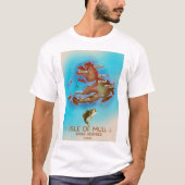 Isle of Mull Inner Hebrides Scotland Map. T-shirt (Voorkant)