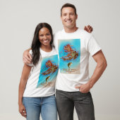 Isle of Mull Inner Hebrides Scotland Map. T-shirt (Unisex)