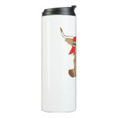 Isle of Orkney vlag cadeau Schotse hoogland koe cu Thermosbeker (Gedraaid links)