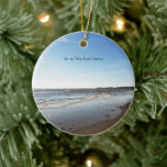 Isle of Palms Beach Sunset, Zuid-Carolina Keramisch Ornament<br><div class="desc">Foto van Adriana Holmes</div>
