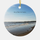 Isle of Palms Beach Sunset, Zuid-Carolina Keramisch Ornament (Voorkant)