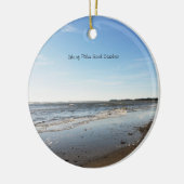 Isle of Palms Beach Sunset, Zuid-Carolina Keramisch Ornament (Links)