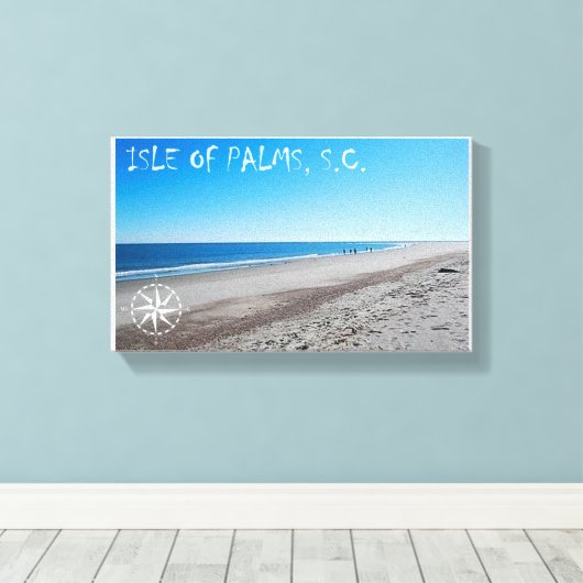 Isle of Palms Canvas Kunst (Insitu (Houten vloer))