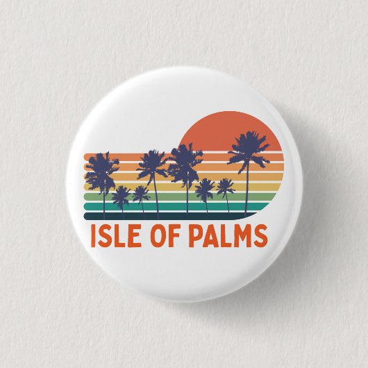 ISLE OF PALMS RONDE BUTTON 3,2 CM (Voorkant)