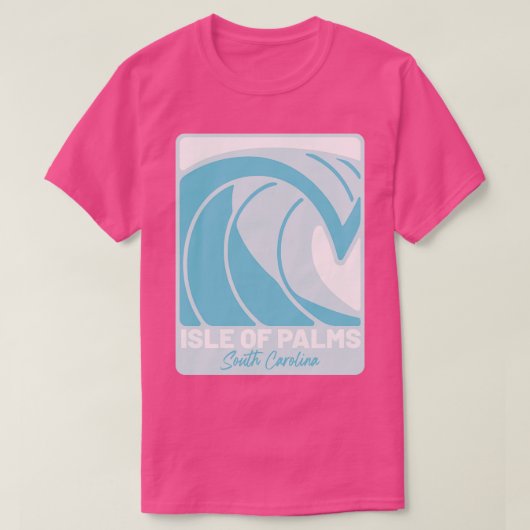 Isle of Palms South Carolina Beach Atlantische Oce T-shirt (Design voorkant)
