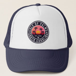 Isle of palms South Carolina Retro  80 s Trucker Pet