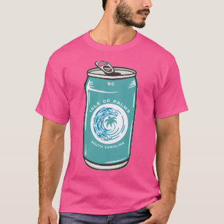 Isle of Palms South Carolina SC Retro Beach Wave P T-shirt