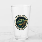 Isle of Palms South Carolina Turtle Badge Glas (Voorkant)