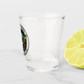 Isle of Palms South Carolina Turtle Badge Shot Glas (Rechts)