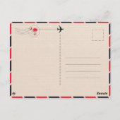 Isle of Palms vuurtoren SC Retro Sunset Souvenirs Briefkaart (Achterkant)