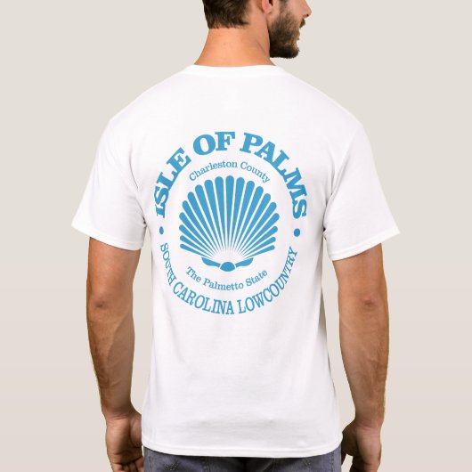 Isle of Palms (zeeschelp) T-shirt (Achterkant)