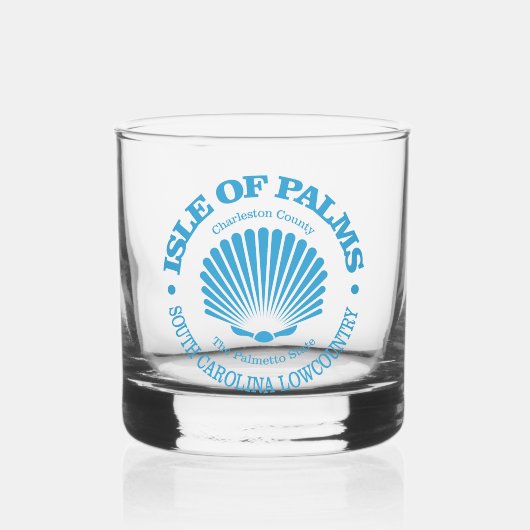 Isle of Palms (zeeschelp) Whisky Glas (Voorkant)