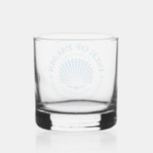 Isle of Palms (zeeschelp) Whisky Glas (Achterkant)