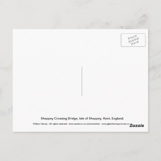 Isle of Sheppey Briefkaart (Achterkant)