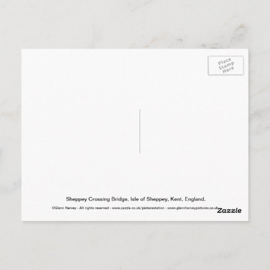 Isle of Sheppey Briefkaart (Achterkant)