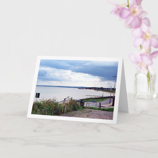 Isle of Sheppey, het strand van Leysdown-on-Zee Kaart (Orchidee)