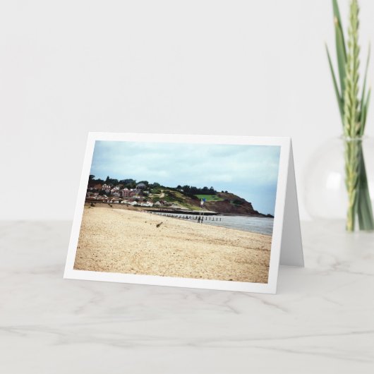 Isle of Sheppey Leysdown-on-Sea Stranddorp Kaart (Voorkant)