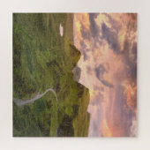 Isle of Sky Sunset Scotland Square Photo Legpuzzel (Horizontaal)