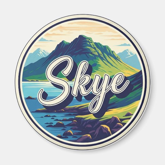 Isle of Skye Herbrides Schotland Reizen Magneet (Voorkant)