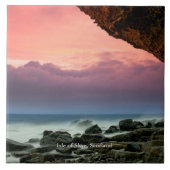 Isle of Skye, Schotland met label, Tegeltje (Voorkant)