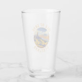 Isle of Skye Schotland Retro Distress Circle Glas (Achterkant)