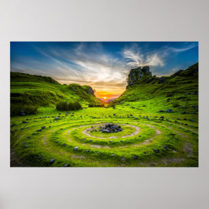 Isle of Skye, Schotland, Verenigd Koninkrijk Poster