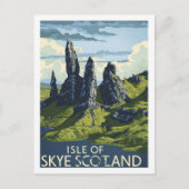 Isle of Skye Scotland  beroemde reisplaats Briefkaart (Voorkant)