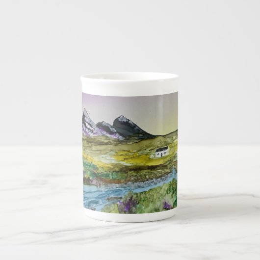 Isle of Skye Sligachan         Porselein Kop (Voorkant)
