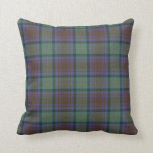 Isle of Skye Tartan Pset Green Black Pattern Kussen
