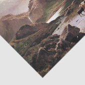 Isle of Skye Waterfall Lake Scotland Tissue Paper Tissuepapier (Detail)