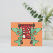 Isle of Sushi Briefkaart (Staand voorkant)