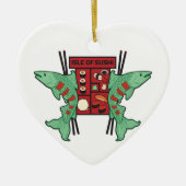 Isle of Sushi Keramisch Ornament (Voorkant)
