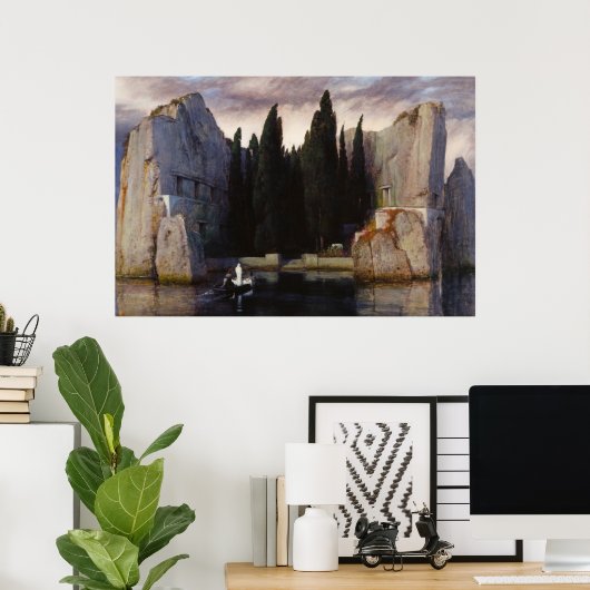 Isle of the Dead by Arnold Bocklin Poster (Thuiskantoor)