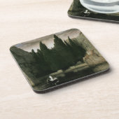 Isle of the Dead by Arnold Bocklin, Symbolisme Art Bier Onderzetter (Linkerzijde)