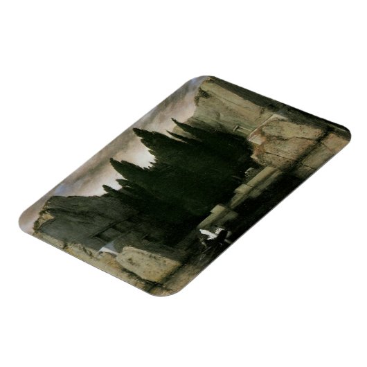 Isle of the Dead by Arnold Bocklin, Symbolisme Art Magneet (Linkerzijde)