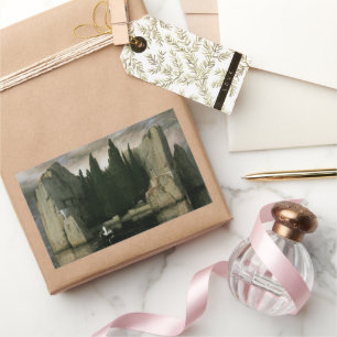 Isle of the Dead by Arnold Bocklin, Symbolisme Art Rechthoekige Sticker