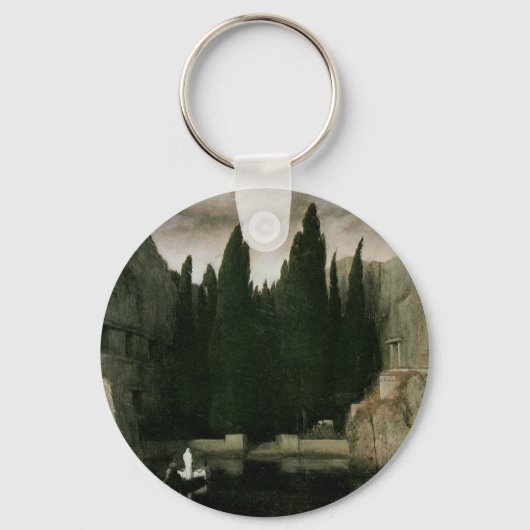 Isle of the Dead by Arnold Bocklin, Symbolisme Art Sleutelhanger (Voorkant)