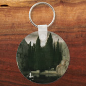 Isle of the Dead by Arnold Bocklin, Symbolisme Art Sleutelhanger (Voorkant)