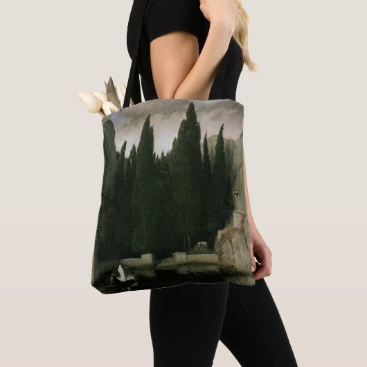 Isle of the Dead by Arnold Bocklin, Symbolisme Art Tote Bag (Dichtbij)
