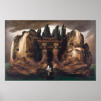 Isle of the Dead door Karl Wilhelm Toteninsel Poster