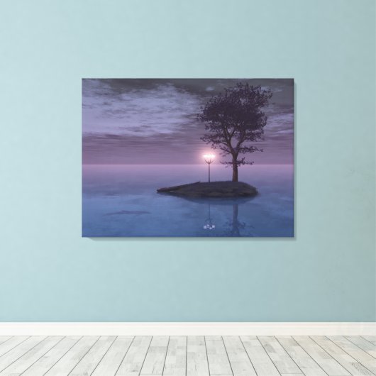 Isle of Wanderers Canvas Print (Insitu (Houten vloer))