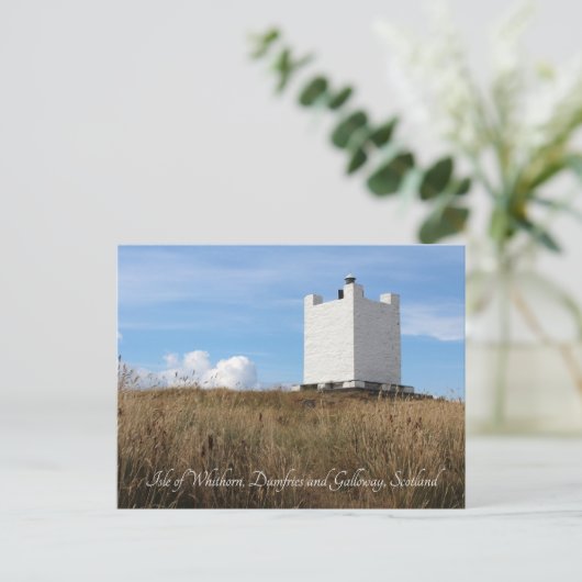 Isle of Whithorn Tower, Schotland Briefkaart (Staand voorkant)