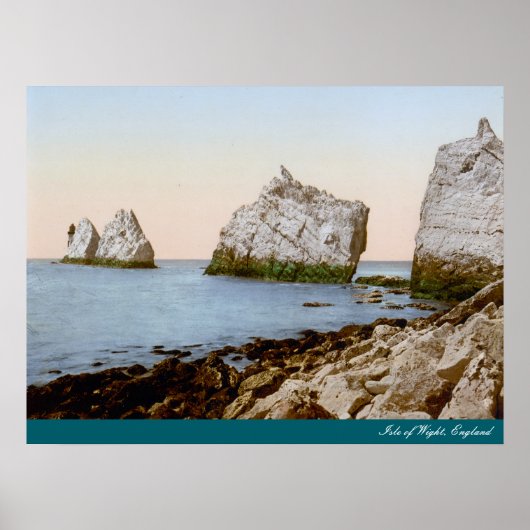 Isle of Wight, Engeland (1900) Poster (Voorkant)